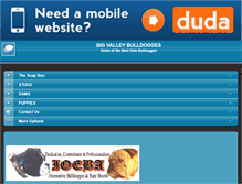 Tablet Screenshot of bigvalleybulldogges.com